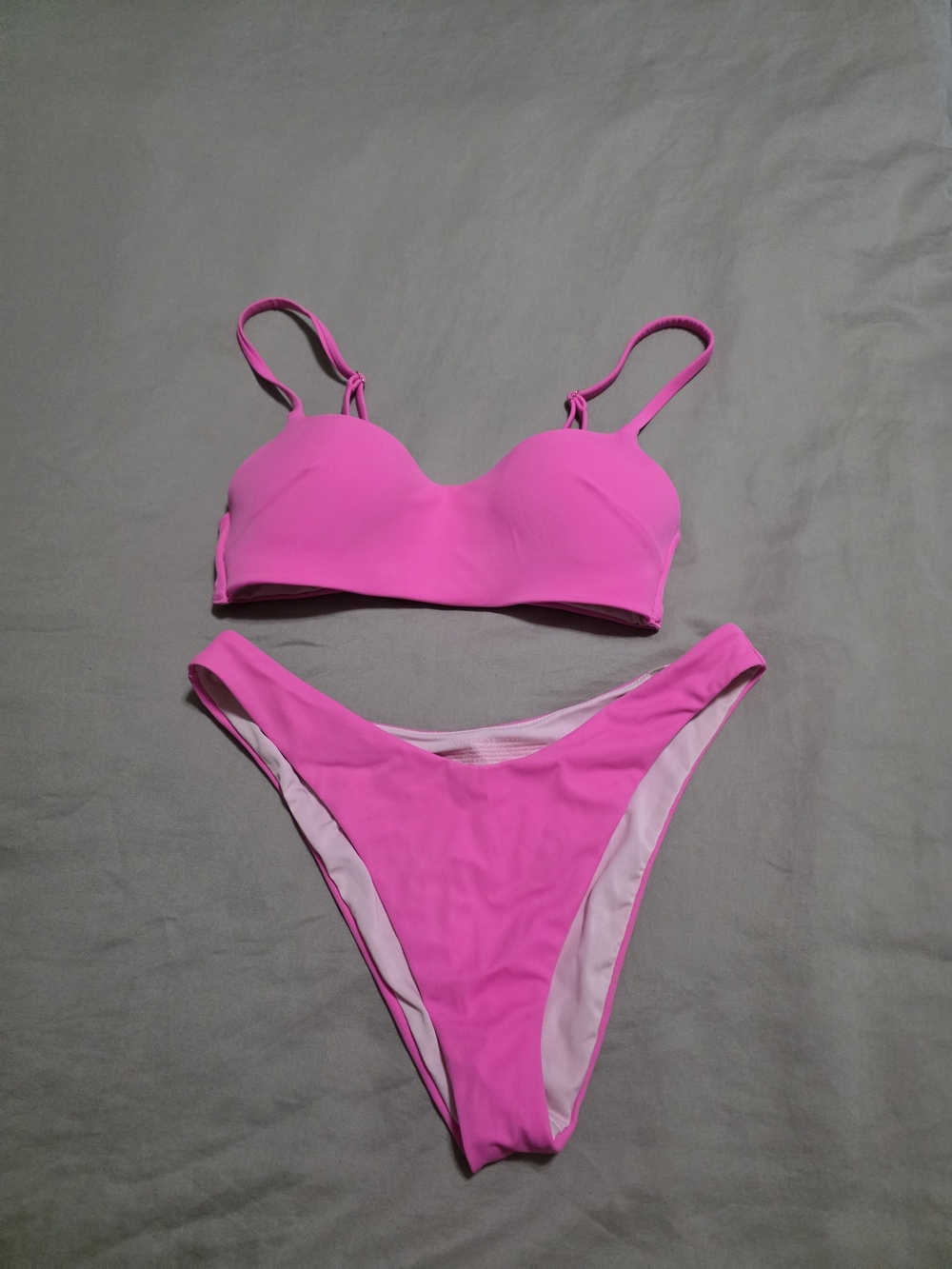 Victoria's Secret Bright Pink Two-Piece Bikini Set